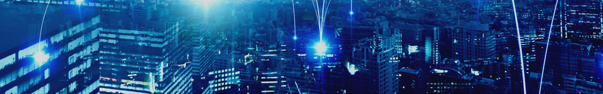 街並みとネットワークイメージ